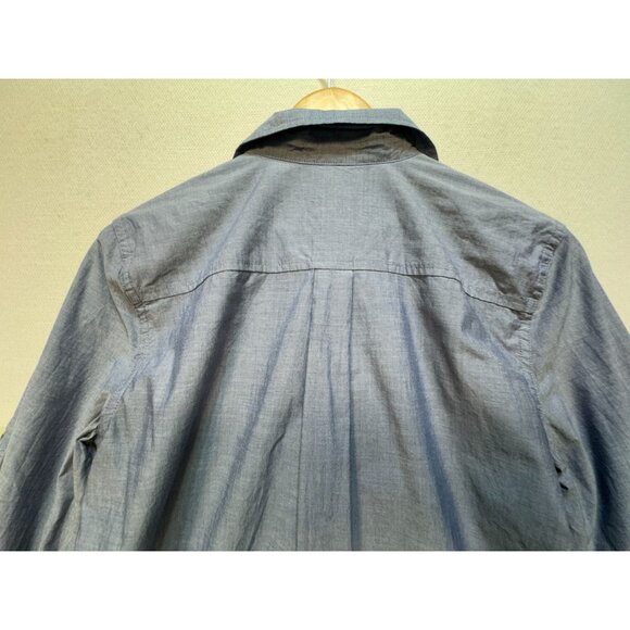 J. Crew Chambray Tunic Shirt Womens Small Blue Long Sleeve Button Front Casual - Picture 12 of 12